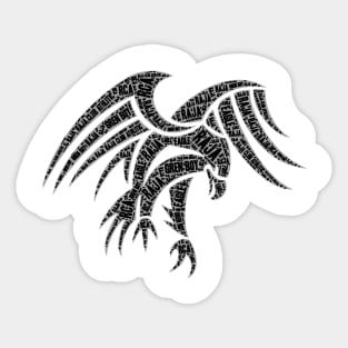eagle raja club Sticker